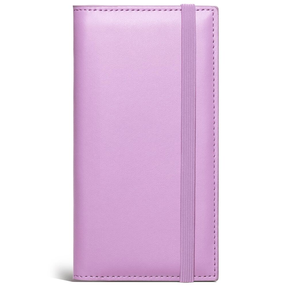 6200 Checkbook Cover , Premium Vegan Leather Checkbook Holder for Top &